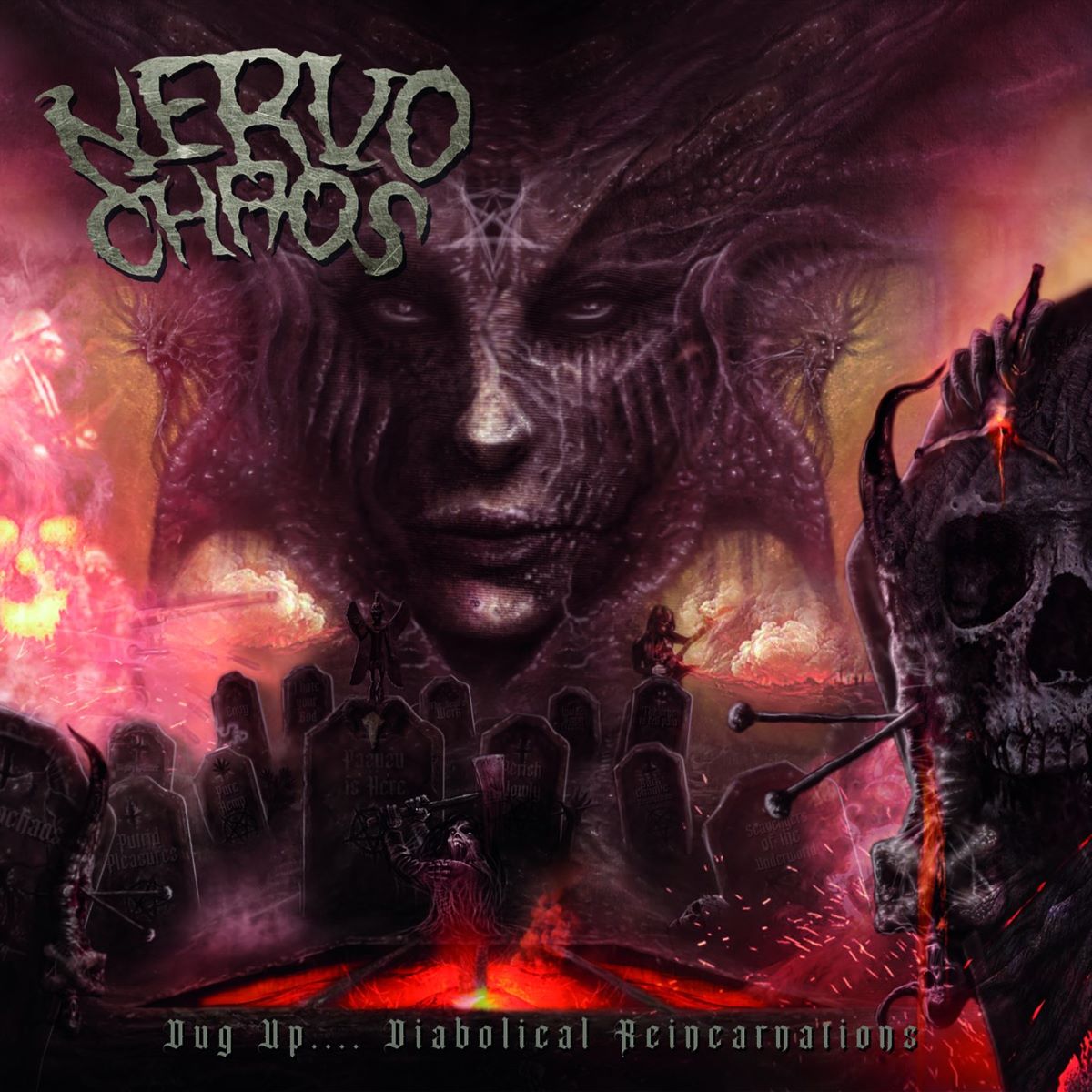 Nervochaos - Dug Up... Diabolical Reincarnations (2021) скачать торрент
