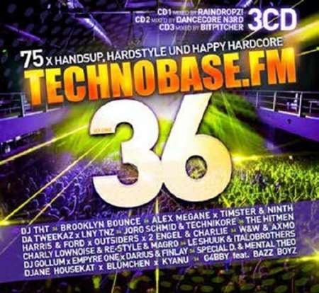VA - Technobase.fm Vol.36 [3CD] (2023) MP3 скачать торрент